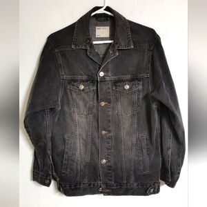 asos Women's Black Denim Jean Jacket Size 0